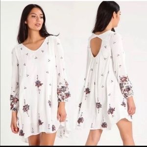Free People Oxford embroidered dress